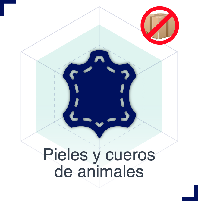 Artículos prohibidos | Pieles y cueros de animales
